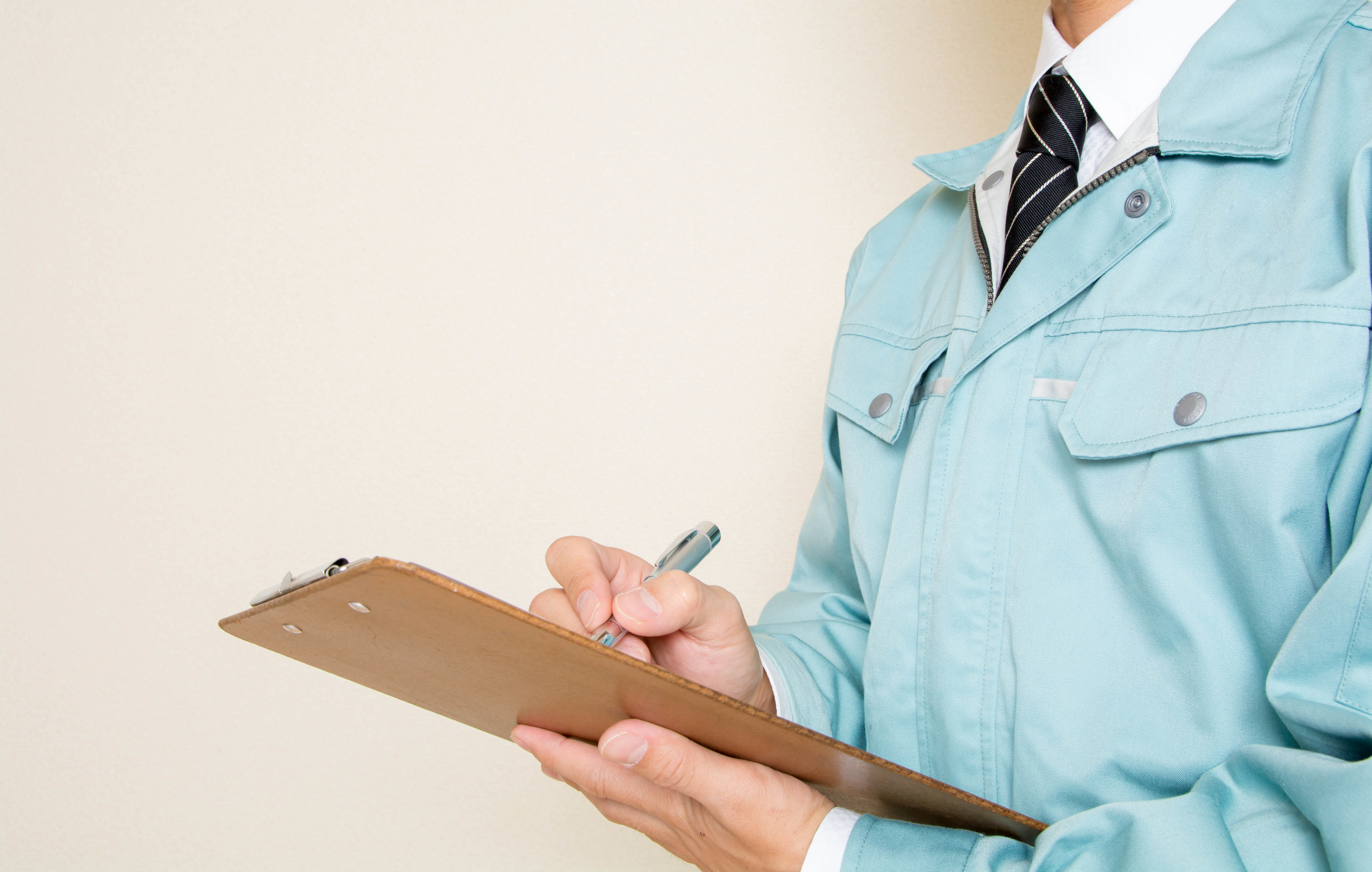 Researcher with clipboard