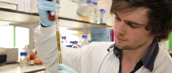 William Letton Student conducting experiment 