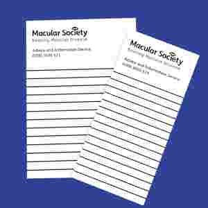 White Writing Pads Dark Blue 1