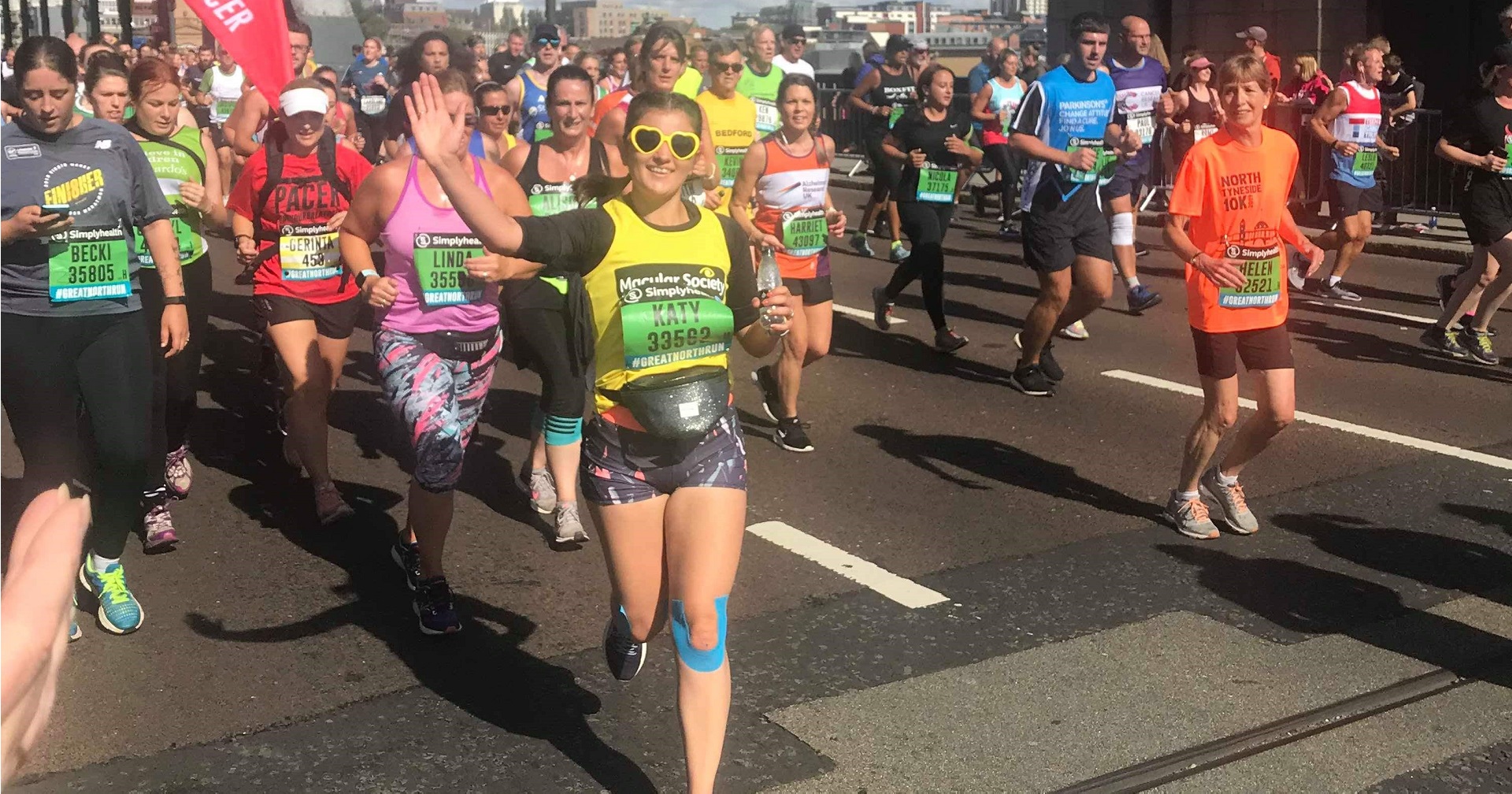Great North Run runner