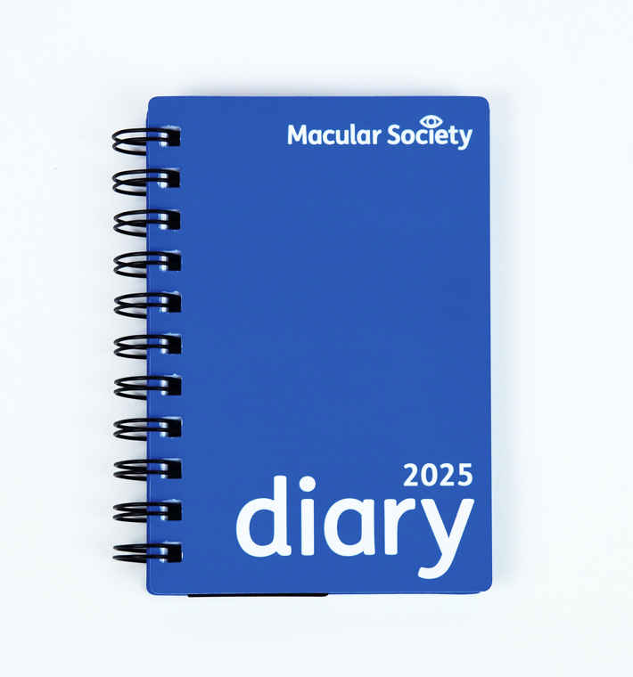 Blue Diary Flat Lay Front