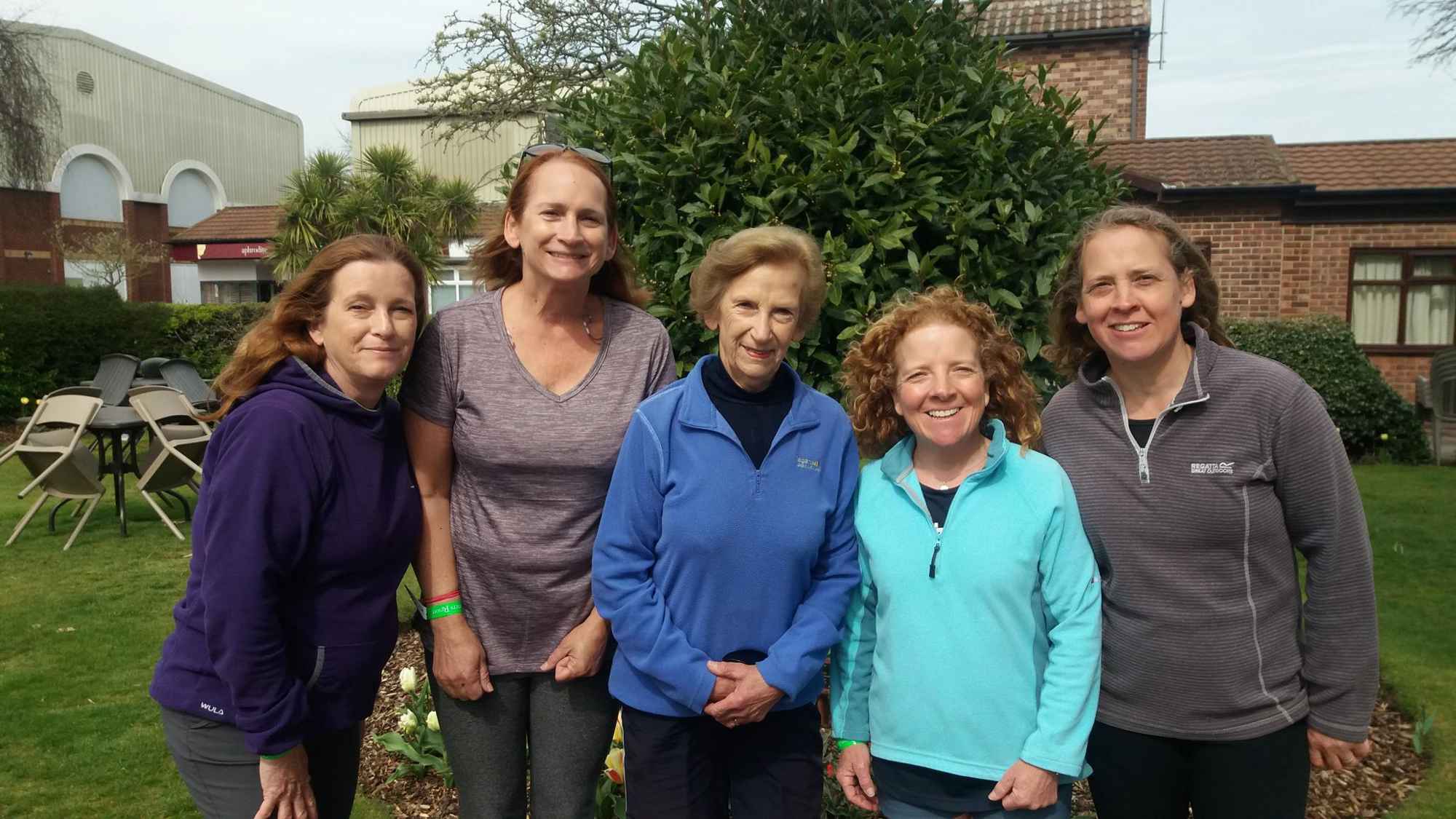 Smiling group of women