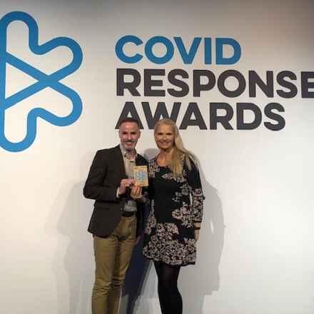 Covid Response Award 2021, Paul Holden and Maria Storesund