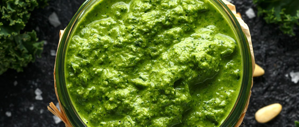 Kale nicoise with kale pesto recipe