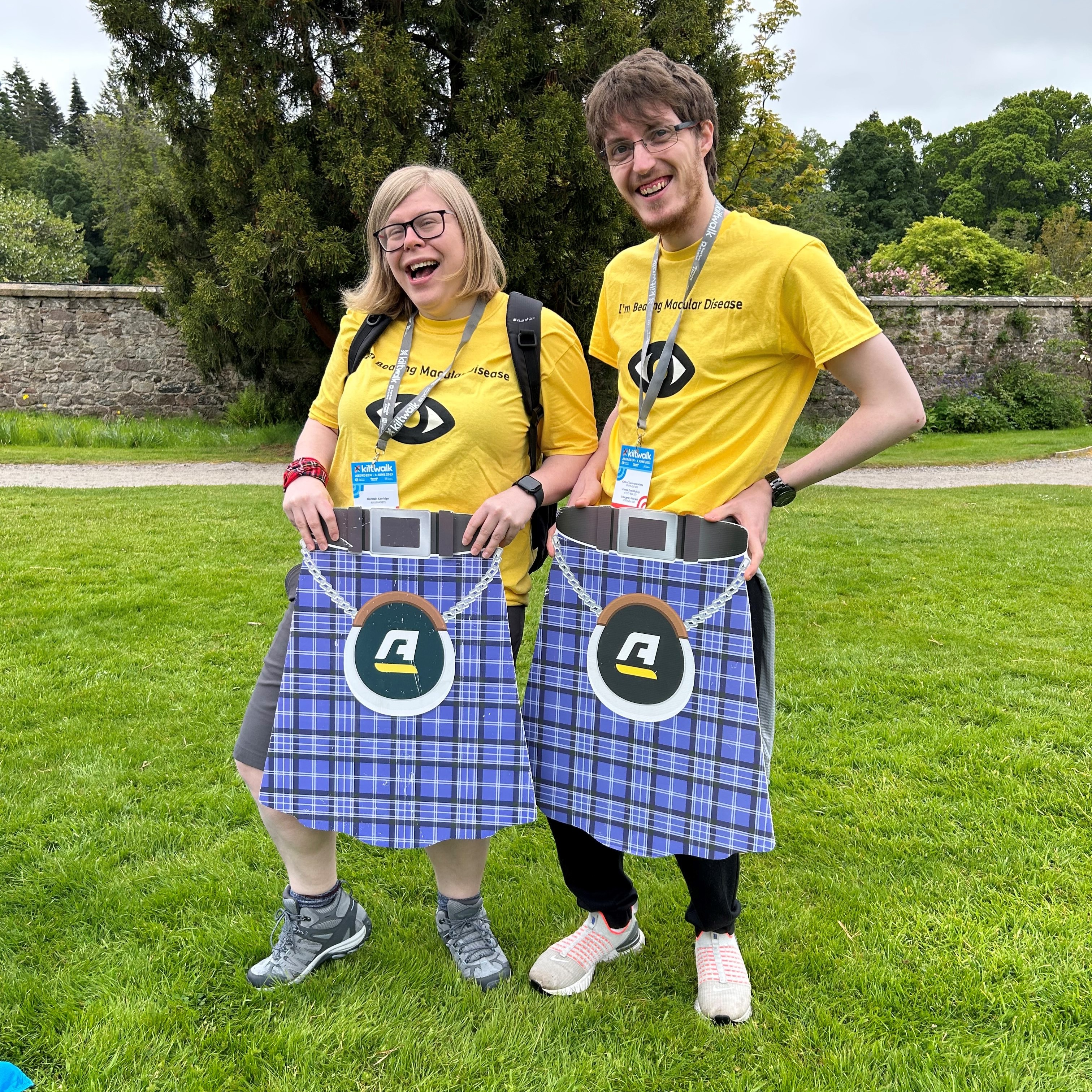 Hannah and Michael Kiltwalk