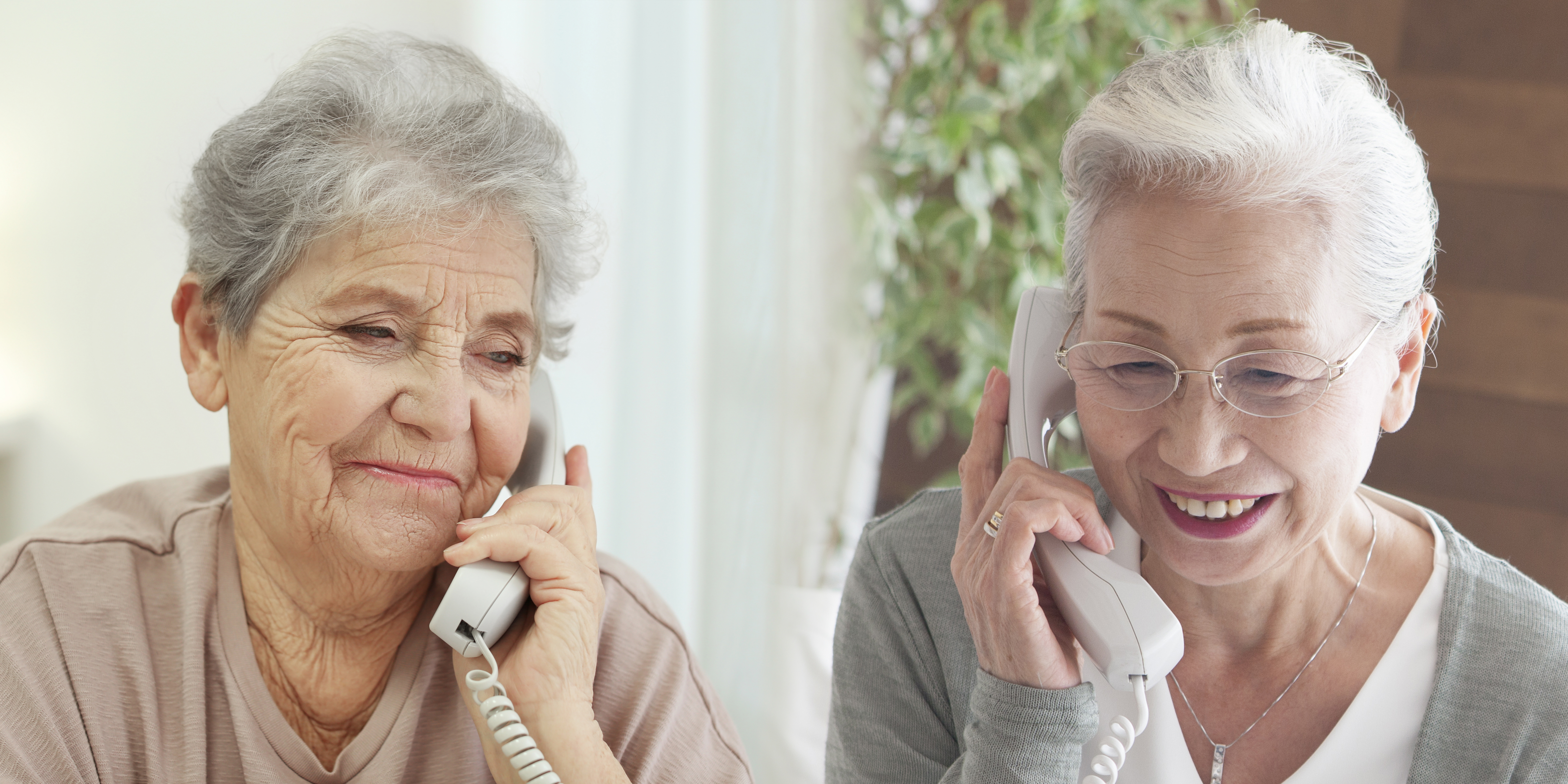 Befrienders talking to each other on phone