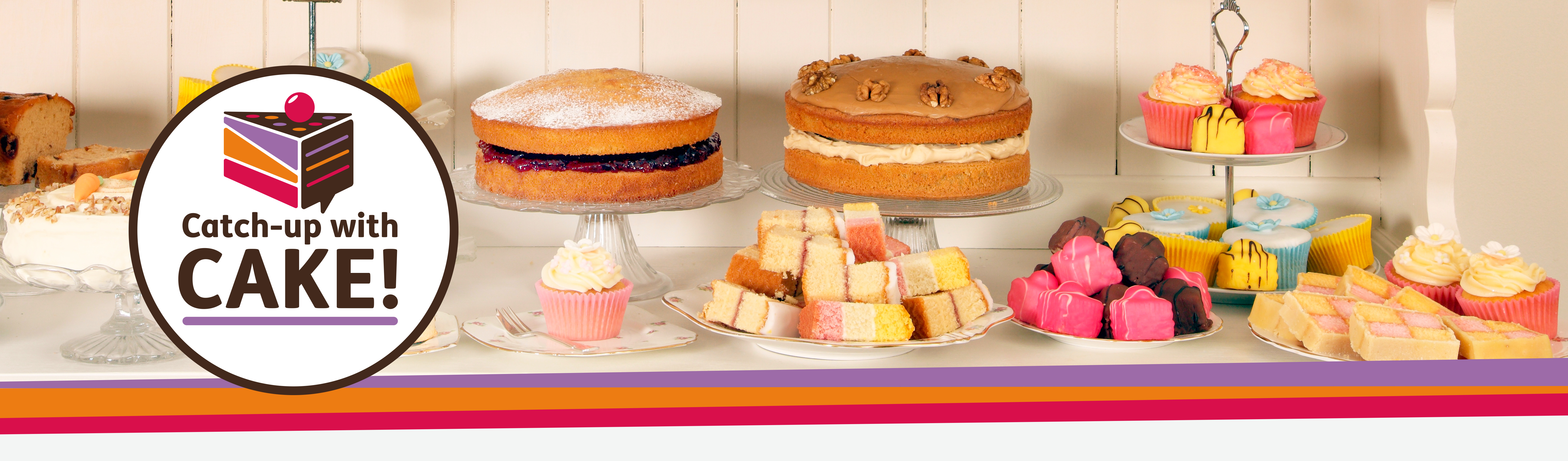 Catch-up with Cake! banner